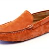 Chaussures Melvin Hamilton cuir main homme noir orange-2