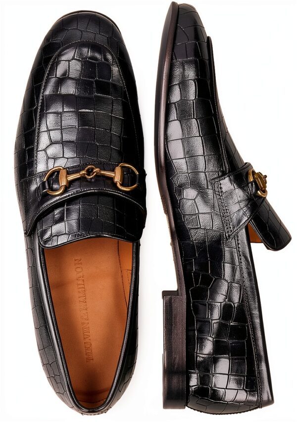Chaussures bateau Melvin Hamilton cuir main homme vert-5