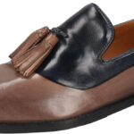 Chaussures bateau Melvin Hamilton cuir main homme gris-0