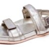 Chaussures femme Melvin Hamilton cuir main argenté marron-0