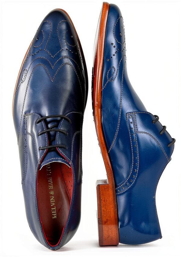 Chaussures Melvin Hamilton cuir veau pointues homme-5