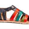 Sandales Melvin Hamilton Cuir Veau Homme Multicolore Marron-1