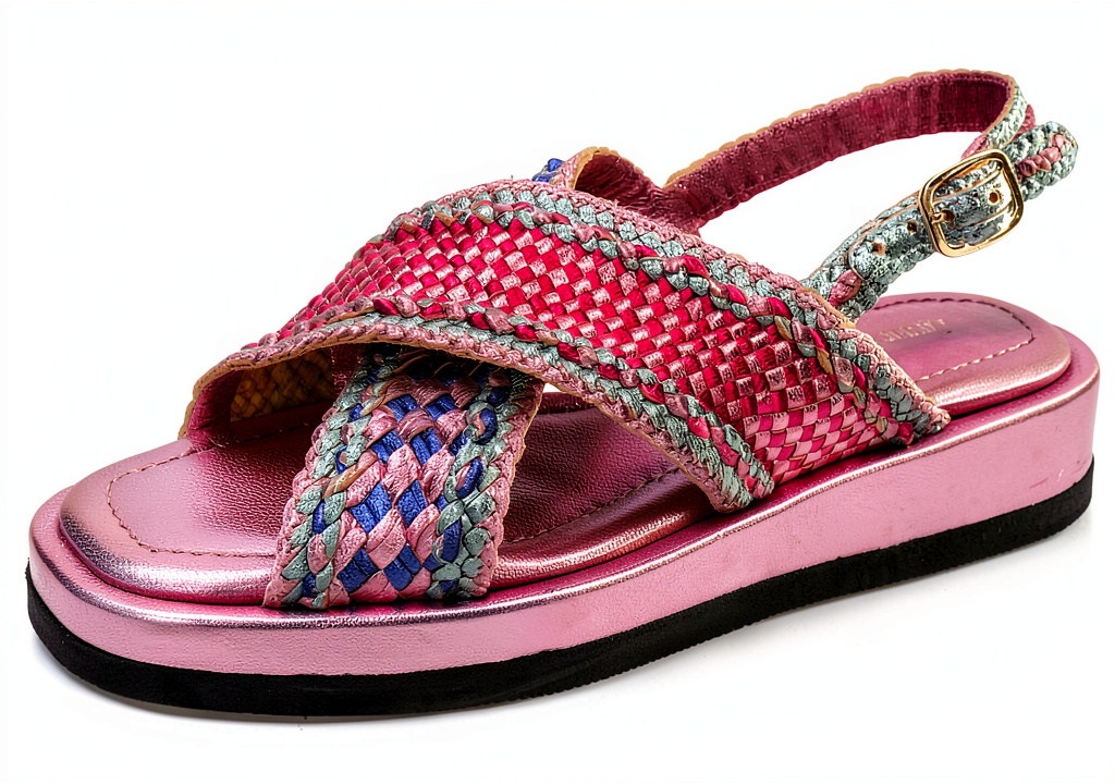 Chaussures femme Melvin Hamilton en cuir multicolore sur fond neutre