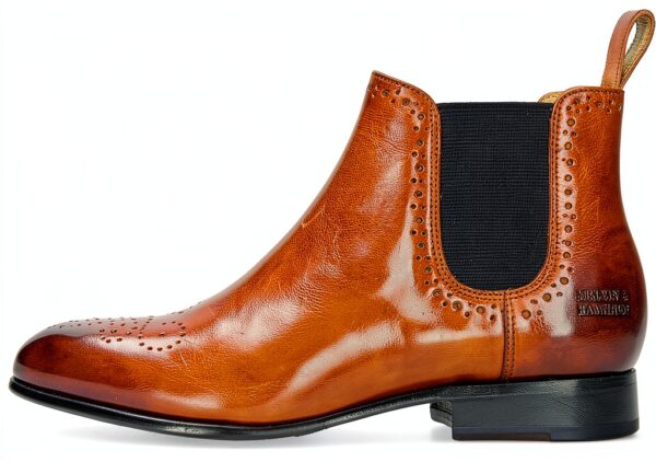 Bottes femme Melvin Hamilton cuir main étroit marron-1