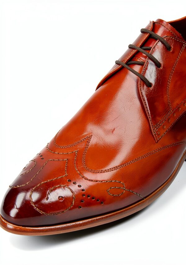 Chaussures Melvin Hamilton cuir veau pointues homme noir-4