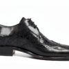Chaussures Oxford Melvin Hamilton cuir main homme noir-1