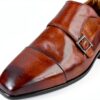 Chaussures Melvin Hamilton cuir main homme mocassins gris-4