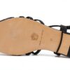Melvin Hamilton Sandales Femme Cuir Main Semelle Gomme Noir-3