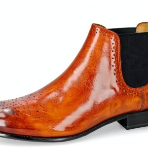 Bottes femme Melvin Hamilton cuir main étroit marron-0