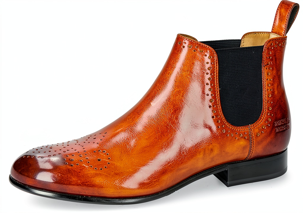 Bottes femme Melvin Hamilton en cuir marron sur fond neutre