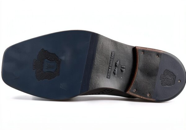 Chaussures Oxford Homme Melvin Hamilton Cuir Fait Main Noir-3