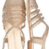 Chaussures femme Melvin Hamilton cuir main argenté or-5