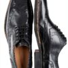 Chaussures Oxford Homme Melvin Hamilton Cuir Fait Main Noir-5