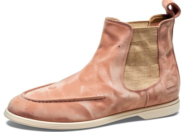 Bottes femme Melvin Hamilton cuir main talon plat beige-0