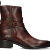 Bottes femme Melvin Hamilton cuir talon bloc marron pointues-6