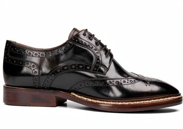 Chaussures Oxford Homme Melvin Hamilton Cuir Fait Main Noir-1