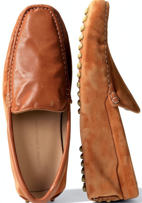 Chaussures Melvin Hamilton cuir main homme noir orange-1