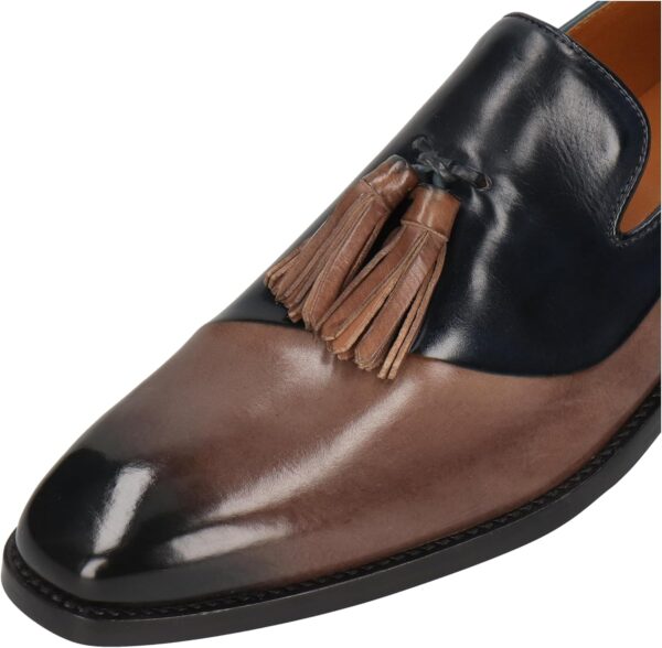 Chaussures bateau Melvin Hamilton cuir main homme gris-4