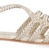 Chaussures femme Melvin Hamilton cuir main argenté or-6