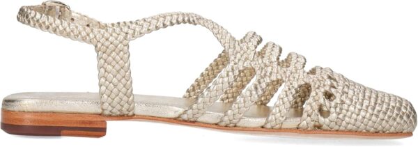 Chaussures femme Melvin Hamilton cuir main argenté or-6
