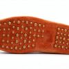 Chaussures Melvin Hamilton cuir main homme noir orange-4