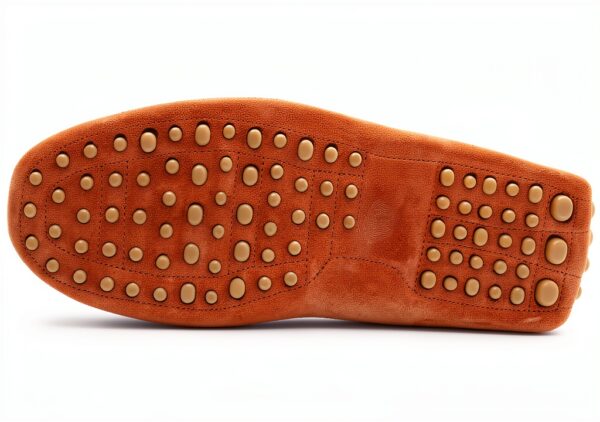 Chaussures Melvin Hamilton cuir main homme noir orange-4