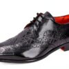 Chaussures Oxford Melvin Hamilton cuir main homme noir-0