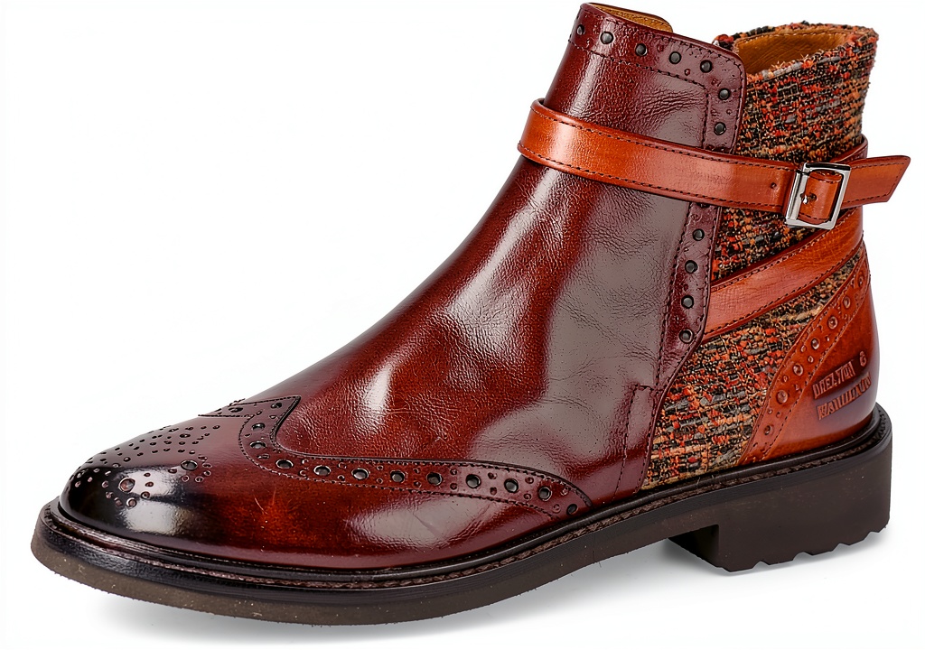 Chaussures femme Melvin Hamilton en cuir marron sur fond neutre