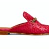 Mules femme Melvin Hamilton cuir main rose chaussures-1
