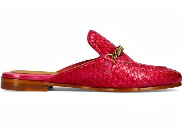 Mules femme Melvin Hamilton cuir main rose chaussures-1