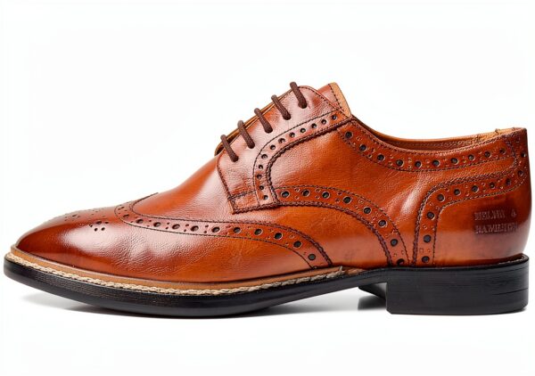 Chaussures Oxford Melvin Hamilton cuir main homme noir-2