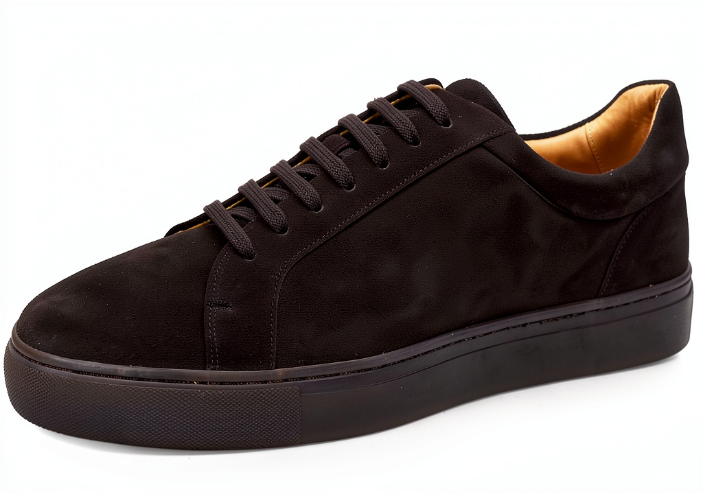 Installing Chaussures Melvin Hamilton daim semelle caoutchouc homme on a wooden desk