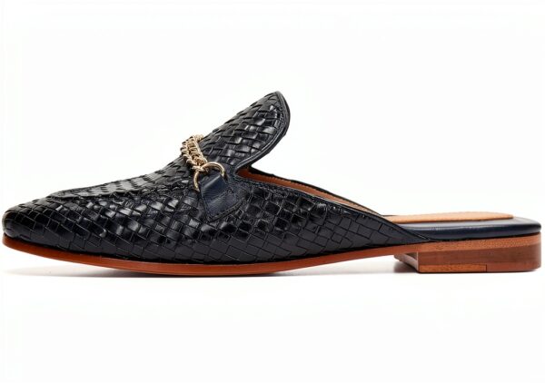 Mules Melvin Hamilton Rose Cuir Fabriquées à la Main Femme-2