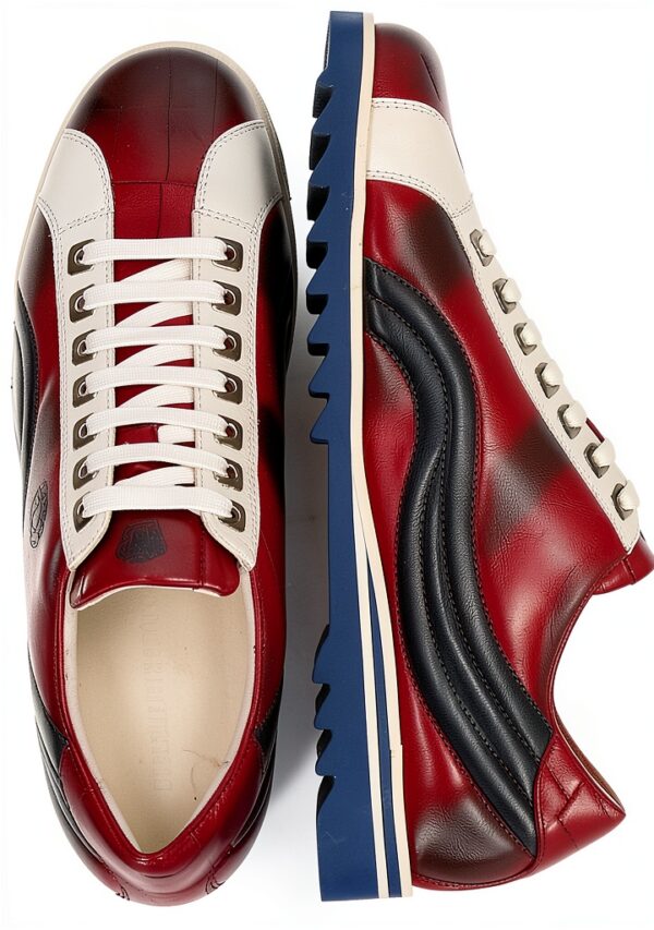 Chaussures Melvin Hamilton cuir main homme multicolore-1