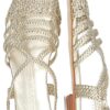 Chaussures femme Melvin Hamilton cuir main argenté or-5