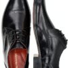 Chaussures en cuir pointues talons plats femme noir 46 EU-1