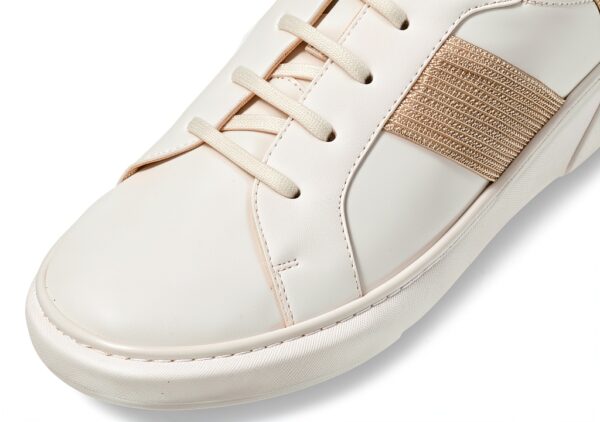 Chaussures Melvin Hamilton Femme Cuir Blanc Semelle-4