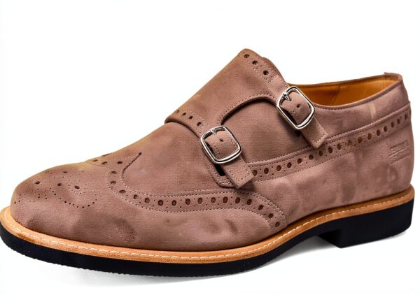Chaussures Melvin Hamilton cuir main homme gris bleu-0