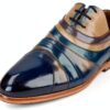 Chaussures Melvin Hamilton cuir veau pointues homme marron-3