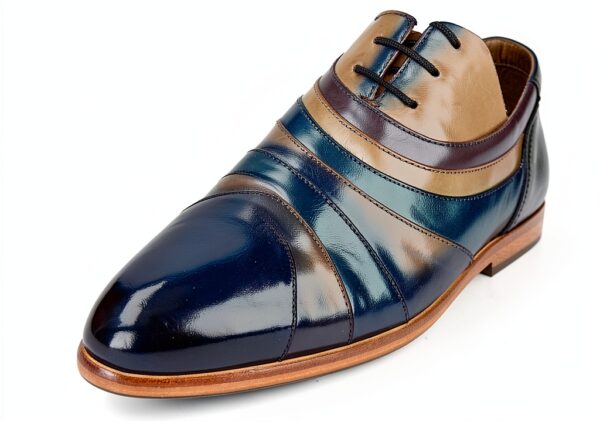 Chaussures Melvin Hamilton cuir veau pointues homme marron-3
