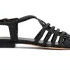 Melvin Hamilton Sandales Femme Cuir Main Semelle Gomme Noir-1