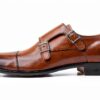 Chaussures Melvin Hamilton cuir main homme mocassins gris-2