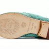 Melvin Hamilton Oxfords Femme Cuir Talon Bloc Turquoise-3