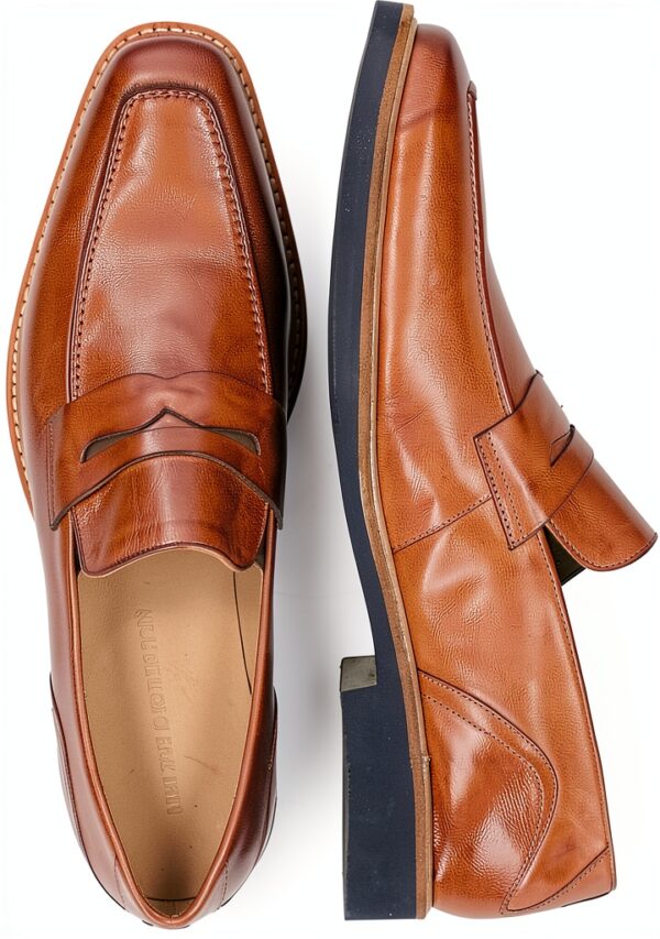 Chaussures homme Melvin Hamilton cuir main taille marron-1
