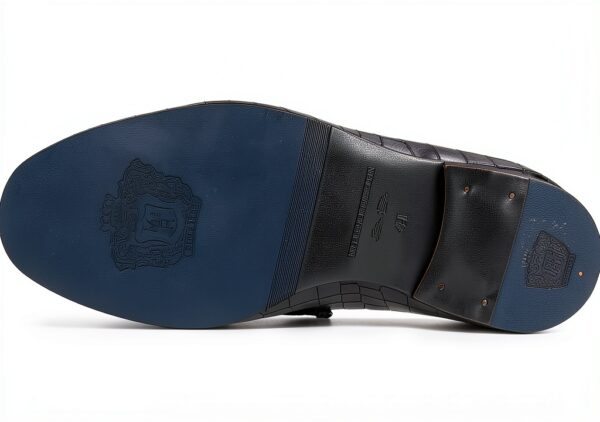 Chaussures bateau Melvin Hamilton cuir main homme vert-3