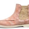 Bottes femme Melvin Hamilton cuir main talon plat beige-2