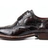 Chaussures Oxford Homme Melvin Hamilton Cuir Fait Main Noir-2