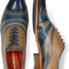 Chaussures Melvin Hamilton cuir veau pointues homme marron-5