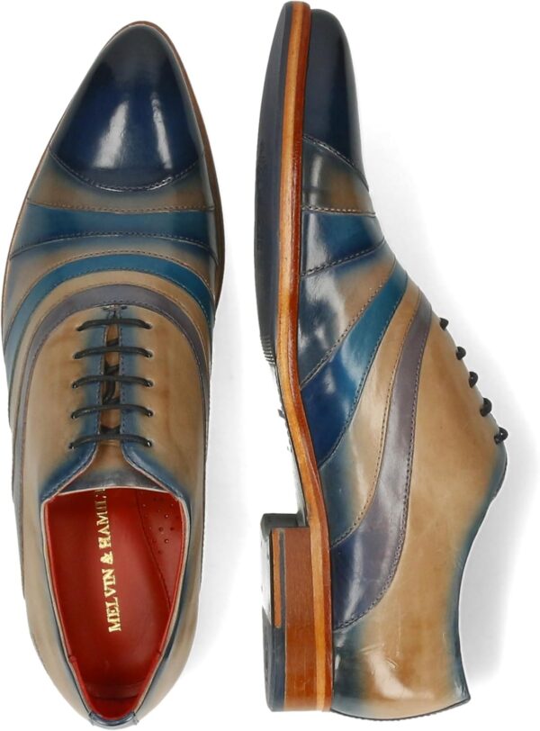Chaussures Melvin Hamilton cuir veau pointues homme marron-5