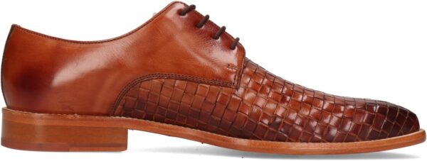 Chaussures Melvin Hamilton cuir main homme marron bleu-1